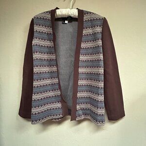 Micalady Confection Women's Size 11 Cardigan Open Front Knit Multicolor Japan